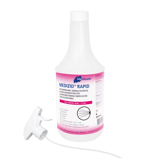 Medizid® Rapid - aldehydfreie Flächendesinfektion -1 L