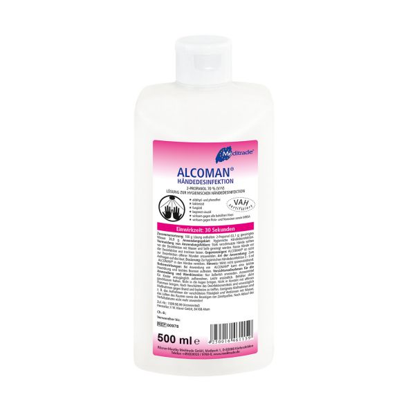 Alcoman® - 1x 500 ml - Händedesinfektion